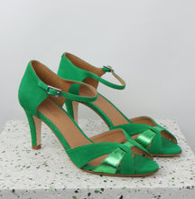 Load image into Gallery viewer, BODIL Suede Bright Green & Metal