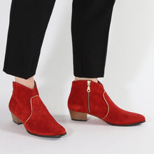 Load image into Gallery viewer, Dunn Suede Red - Emma Go Shoes