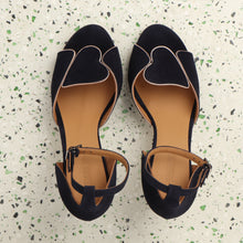 Load image into Gallery viewer, Gabby Suede Navy