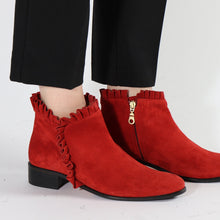 Load image into Gallery viewer, Gloria Suede Red - Emma Go Shoes