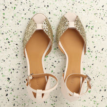 Load image into Gallery viewer, JOLENE Glitter Champagne & Cream - Emma Go Shoes