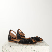 Load image into Gallery viewer, JULIETTE Glitter Black & Calf Black - Emma Go Shoes