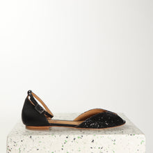 Load image into Gallery viewer, JULIETTE Glitter Black & Calf Black - Emma Go Shoes