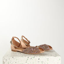 Load image into Gallery viewer, Juliette Glitter Confetti & Calf Nude