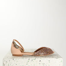 Load image into Gallery viewer, Juliette Glitter Confetti & Calf Nude