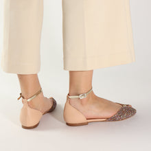 Load image into Gallery viewer, Juliette Glitter Confetti & Calf Nude