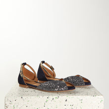 Load image into Gallery viewer, JULIETTE Glitter Smoke & Navy - Emma Go Shoes
