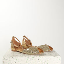 Load image into Gallery viewer, JULIETTE Glitter Champagne & Gold - Emma Go Shoes