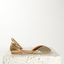 Load image into Gallery viewer, JULIETTE Glitter Champagne & Gold - Emma Go Shoes