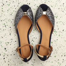 Load image into Gallery viewer, JULIETTE Glitter Smoke & Navy - Emma Go Shoes