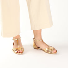 Load image into Gallery viewer, LILY Nappa Gold - Emma Go Shoes