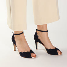 Load image into Gallery viewer, RIONA Suede Navy - Emma Go Shoes