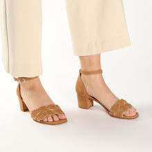 Load image into Gallery viewer, Zoe Suede Tan - last pairs 36, 37