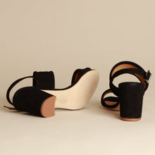 Load image into Gallery viewer, AMELIA Suede Black - last pairs 35, 36, 39 - Emma Go Shoes