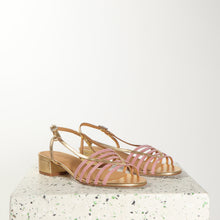 Load image into Gallery viewer, ALEXIS Viper Pink & Gold - Emma Go Shoes