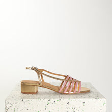 Load image into Gallery viewer, ALEXIS Viper Pink & Gold - Emma Go Shoes