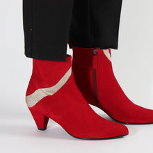 Load image into Gallery viewer, Andrea Suede Red - last pairs 38, 39, 40 - Emma Go Shoes