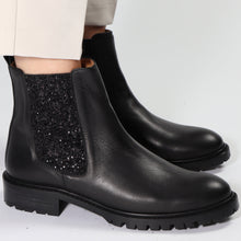 Load image into Gallery viewer, Annica Calf Black & Glitter Black
