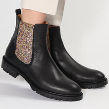 Load image into Gallery viewer, Annica Calf Black & Glitter Confetti
