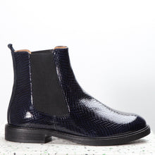 Load image into Gallery viewer, Annica Python Navy - Emma Go Shoes