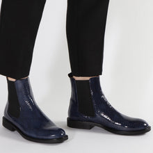 Load image into Gallery viewer, Annica Python Navy - Emma Go Shoes