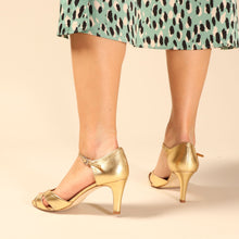 Load image into Gallery viewer, ASTRID Nappa Gold - last pair 37 - Emma Go Shoes