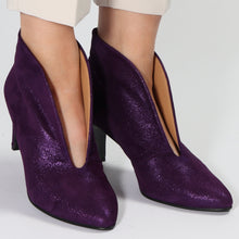 Load image into Gallery viewer, Aya Suede Glitter Purple