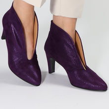 Load image into Gallery viewer, Aya Suede Glitter Purple