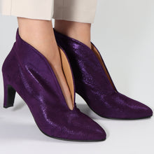Load image into Gallery viewer, Aya Suede Glitter Purple