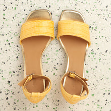 Load image into Gallery viewer, Becky Yellow & Gold - last pair 40