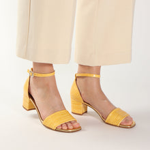 Load image into Gallery viewer, Becky Yellow & Gold - last pair 40