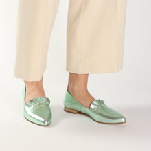 Load image into Gallery viewer, Belinda Metal Green - last pairs 38, 39