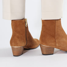 Load image into Gallery viewer, Carter Suede Cognac - Emma Go Shoes