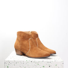 Load image into Gallery viewer, Dunn Suede Cognac - last pairs 35 & 37 - Emma Go Shoes
