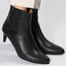 Load image into Gallery viewer, Eloise Calf Black & Glitter Black