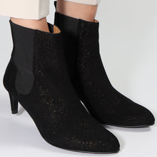 Load image into Gallery viewer, Eloise Suede Galaxy Black
