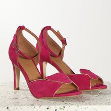 Load image into Gallery viewer, Gabby Suede Cherry - last pair 39