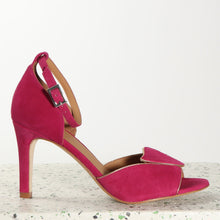 Load image into Gallery viewer, Gabby Suede Cherry - last pair 39
