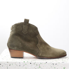 Load image into Gallery viewer, Harper Suede Olive - Emma Go Shoes