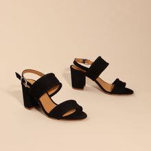 Load image into Gallery viewer, Amelia Suede Black
