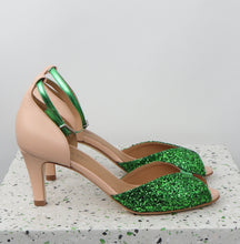 Load image into Gallery viewer, JOLENE Glitter Green & Nude & Kryptonite