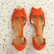 Load image into Gallery viewer, JOELLE Suede Orange - last few - Emma Go Shoes
