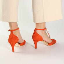 Load image into Gallery viewer, JOELLE Suede Orange - last few - Emma Go Shoes