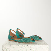 Load image into Gallery viewer, Juliette Glitter Jade & Nappa Jade - last pairs 38, 42