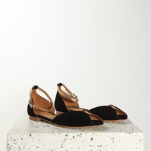 Load image into Gallery viewer, JULIETTE Suede Black - last pairs 35, 36, 39, 42 - Emma Go Shoes
