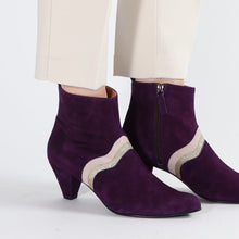 Load image into Gallery viewer, Karen Suede Purple, Glitter Cava & Face - Emma Go Shoes