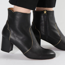 Load image into Gallery viewer, Maja Calf Black and Gold - Emma Go Shoes