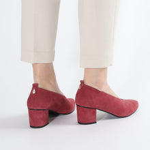 Load image into Gallery viewer, Mira Suede Old Rose and Rosegold - Emma Go Shoes