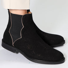 Load image into Gallery viewer, Natasha Suede Galaxy Black
