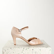Load image into Gallery viewer, Phoebe Suede Suede Glitter Pale